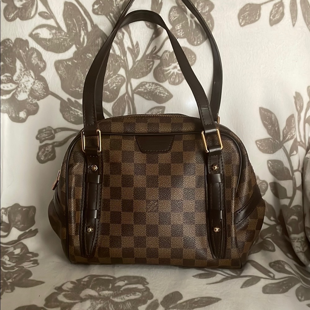 Classic Brown Check Shoulder Bag